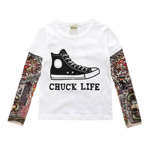 Novelty Tattoo Long Sleeve T-Shirts
