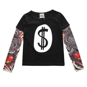 Novelty Tattoo Long Sleeve T-Shirts