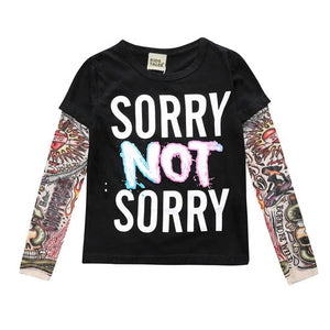 Novelty Tattoo Long Sleeve T-Shirts