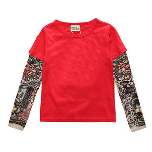 Novelty Tattoo Long Sleeve T-Shirts
