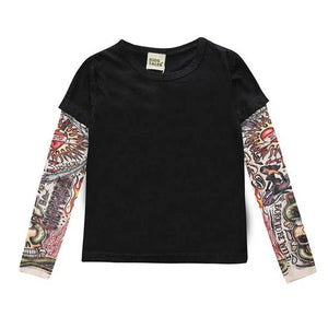 Novelty Tattoo Long Sleeve T-Shirts