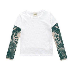Novelty Tattoo Long Sleeve T-Shirts