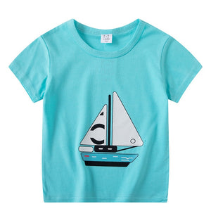 Cartoon Print Baby Boys T Shirt
