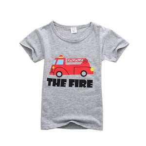 Cartoon Print Baby Boys T Shirt