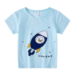 Cartoon Print Baby Boys T Shirt