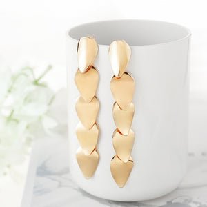 Golden Drop Earrings For Women
