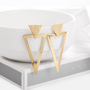 Golden Drop Earrings For Women