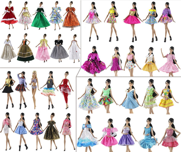 Lot 10 Sets Doll Clothes