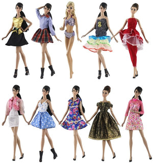 Lot 10 Sets Doll Clothes
